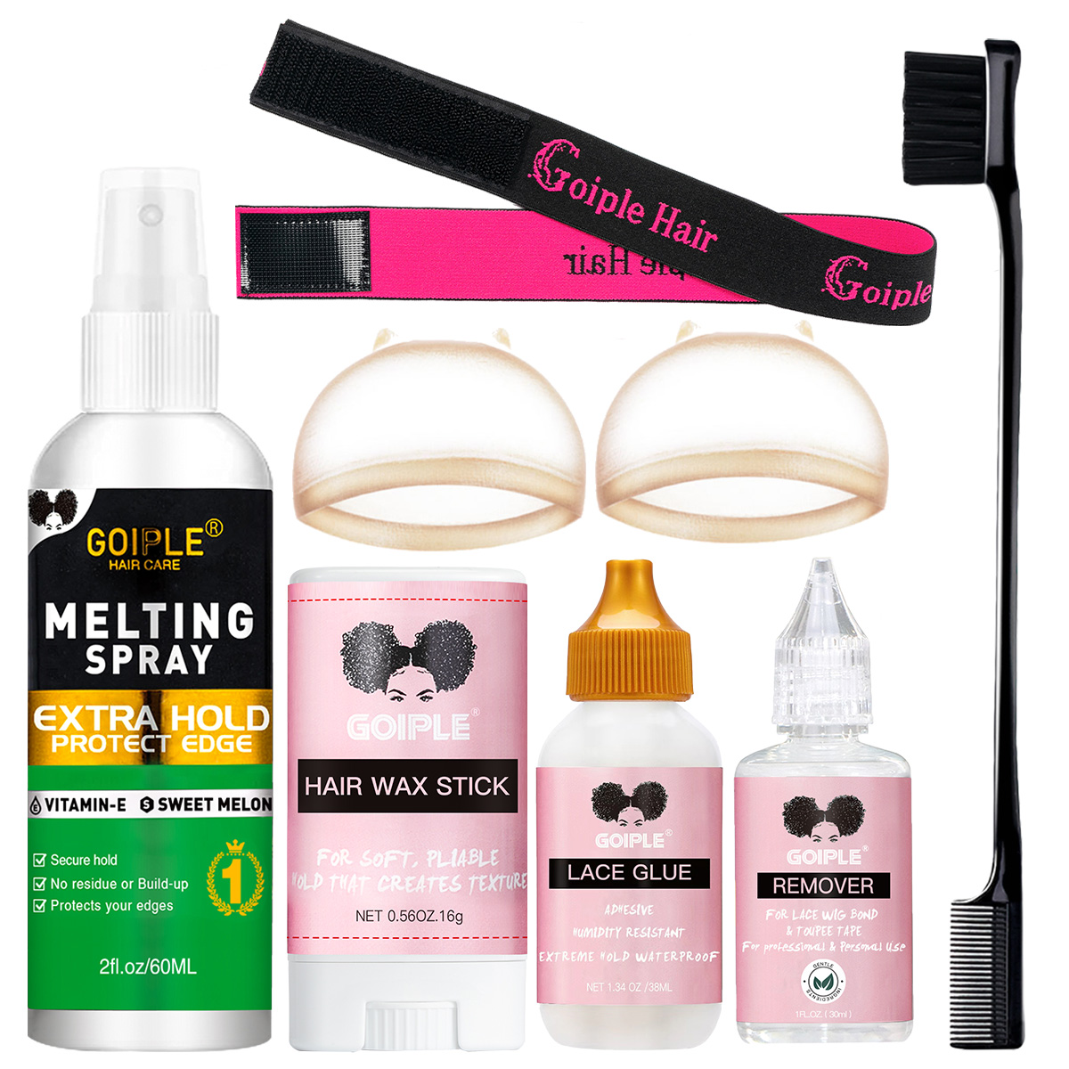 Hair Wax Stick - GOIPLE Spray Fixateur de Perruque en
