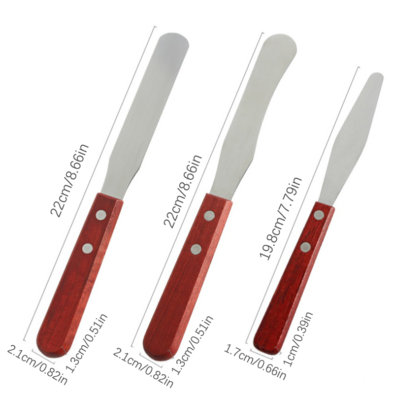 Hair Wax Stick - △ Spatules en acier inoxydable pour