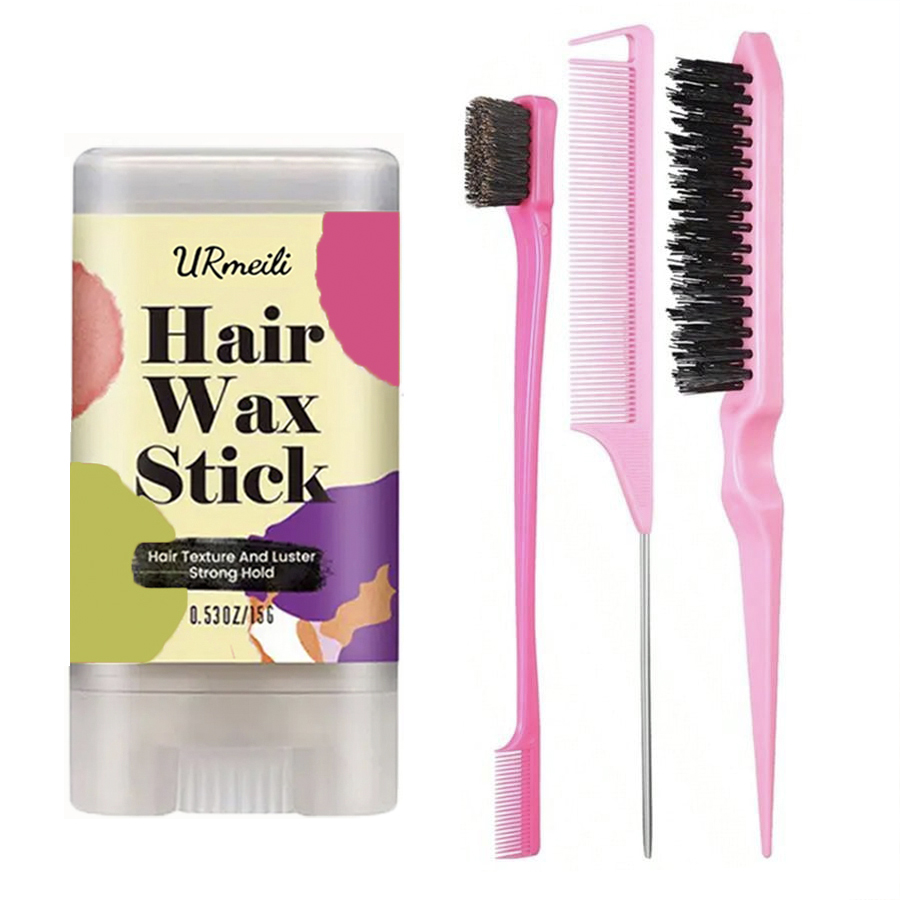 Hair Wax Stick - Cire coiffante en stick, avec brosse