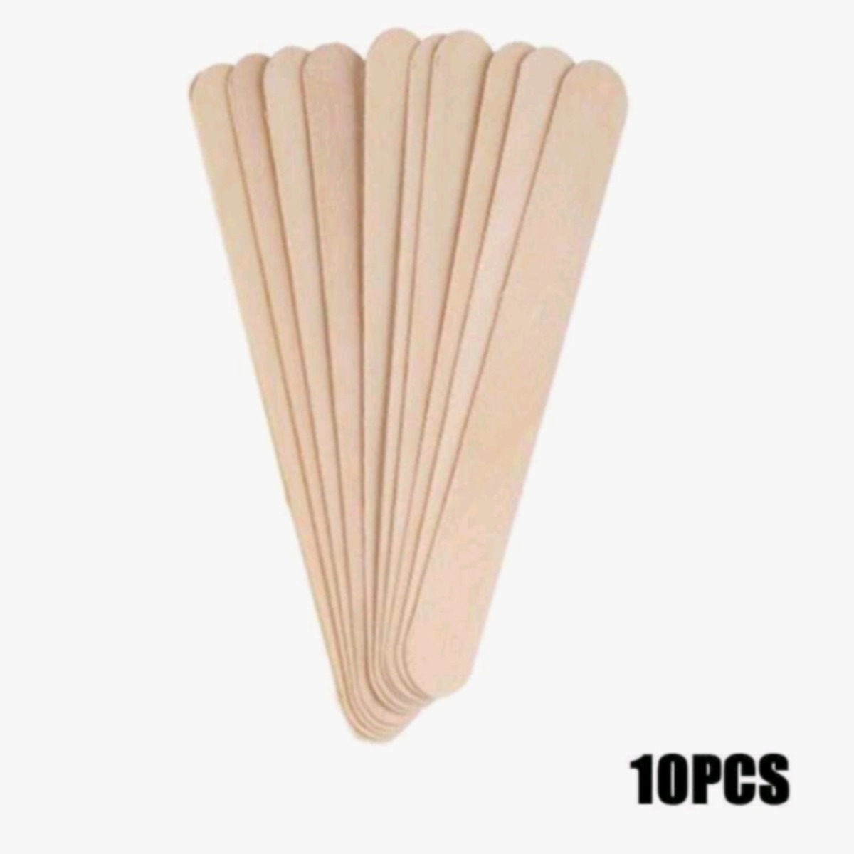 Hair Wax Stick - 10 bâtonnets d'épilation jetables en bois