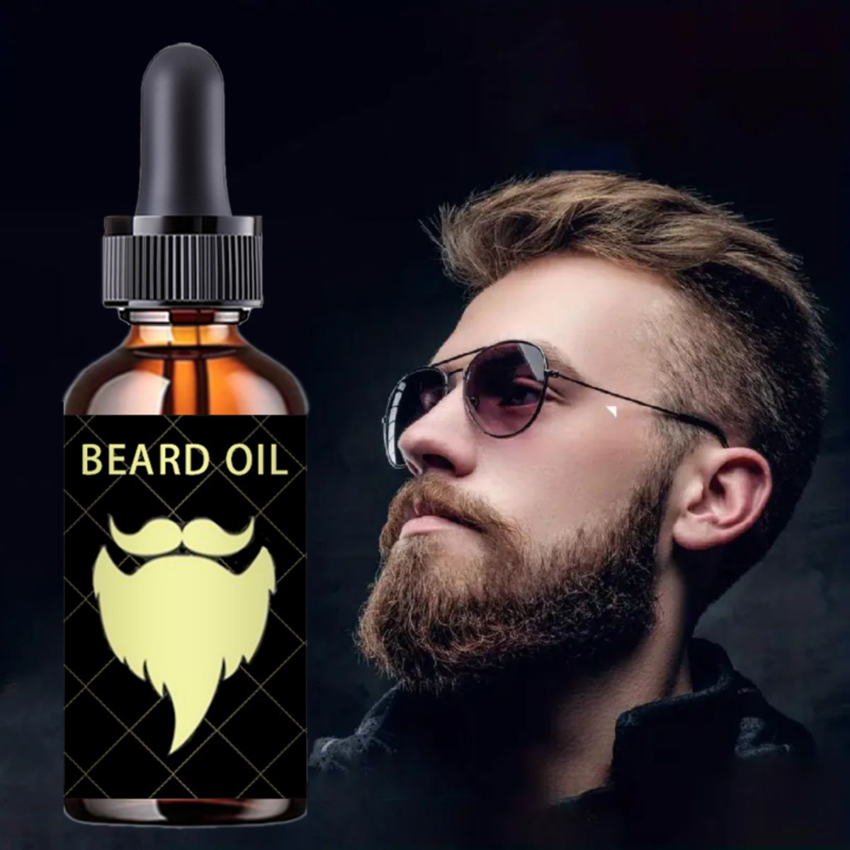 Men'S Grooming Tonic - 100% naturel accélérer les poils du