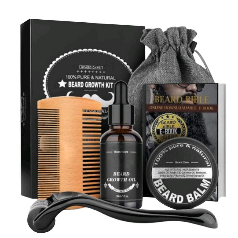 Men'S Grooming Tonic - 5 pièces hommes barbe Barba toilettage