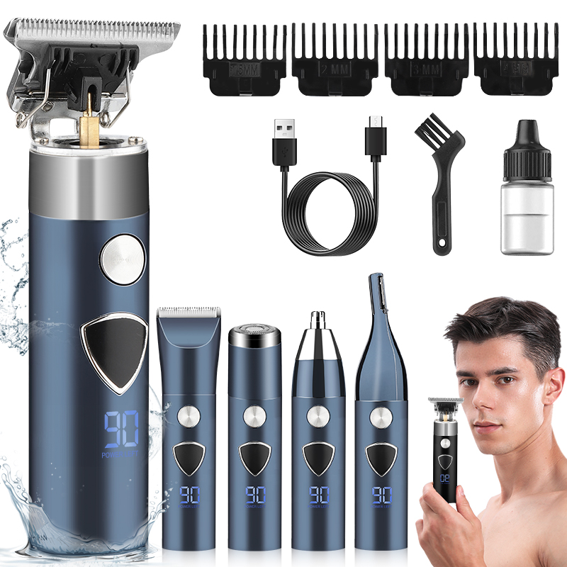 Men'S Grooming Hair And Body Wash - RESUghts HC-268B 5 en 1 Multifonction