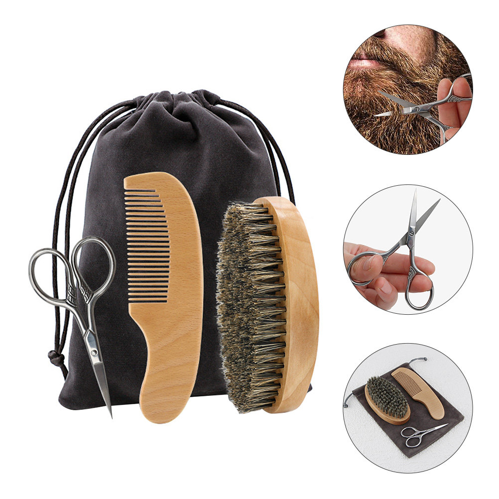 Men'S Grooming Scissors - Kit de coiffage de barbe 1