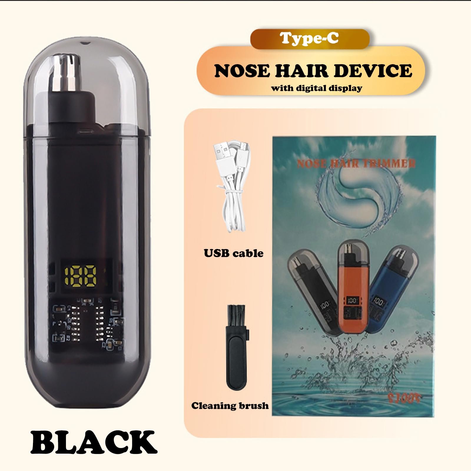 Tondeuse nez-oreilles recharge - Men'S Grooming Scissors avis et prix