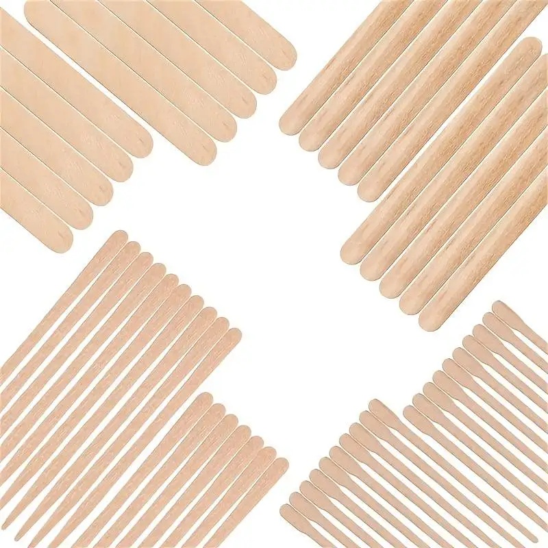 Spatule en bois jetable pour é - Hair Wax Stick avis et prix