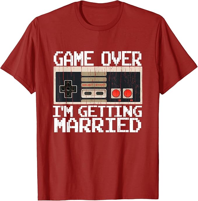 Game Over Je Me Marie T-shirt  - Men'S Grooming Videos avis et prix