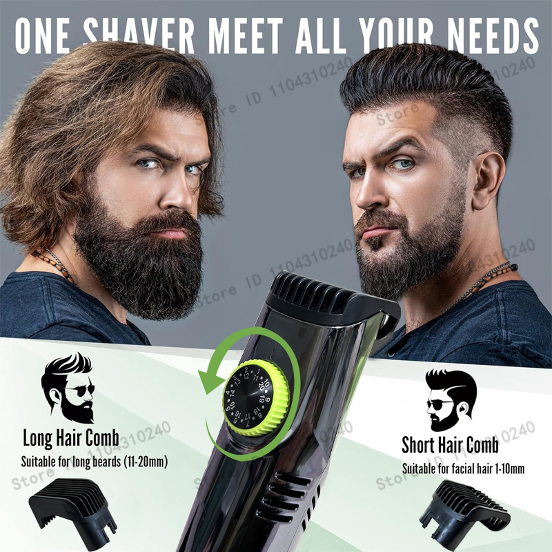 Tondeuse à barbe sans fil rech - Men'S Grooming Vacuum avis et prix