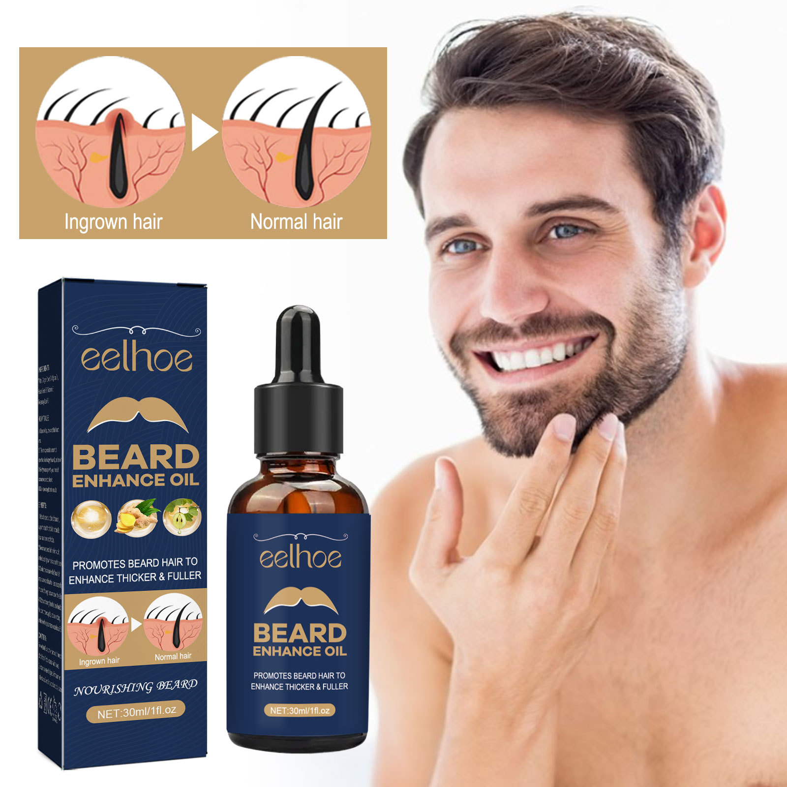 Huile de croissance de barbe p - Men'S Grooming Tonic avis et prix