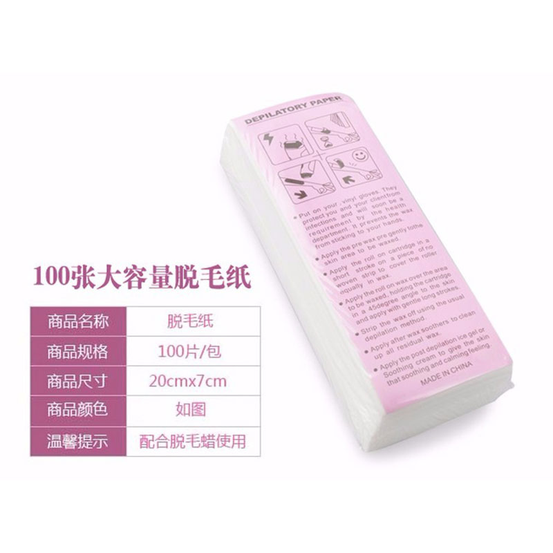 100 pièces Non tissé épilation - Hair Wax Stick avis et prix