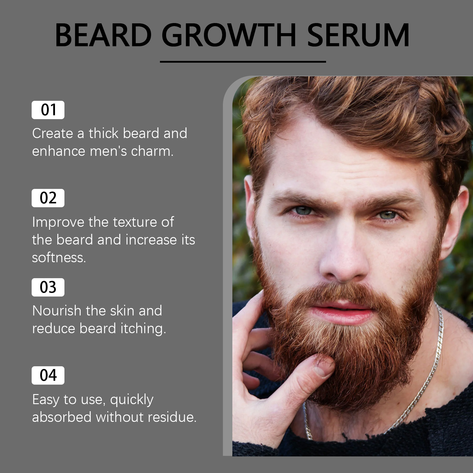 Huile de croissance de la barb - Men'S Grooming Tonic avis et prix