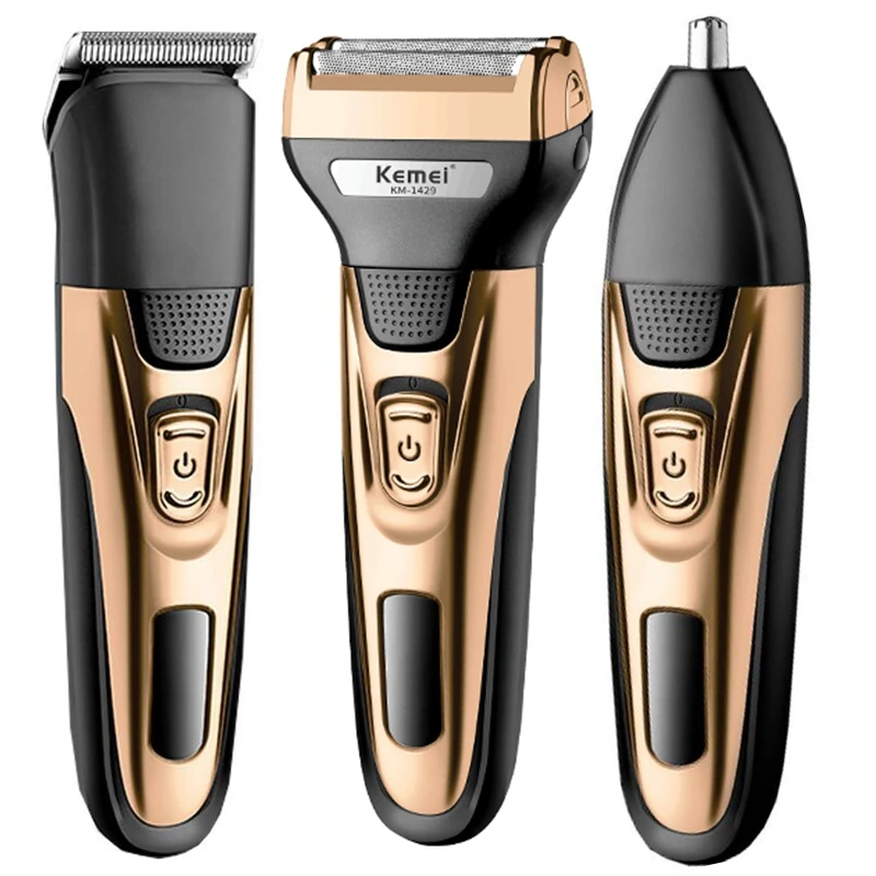 Kit de toilettage KEMEI 3 en 1 - Men'S Grooming Hair And Body Wash avis et prix